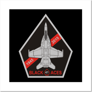 VFA-41 Black Aces - F/A-18 Posters and Art